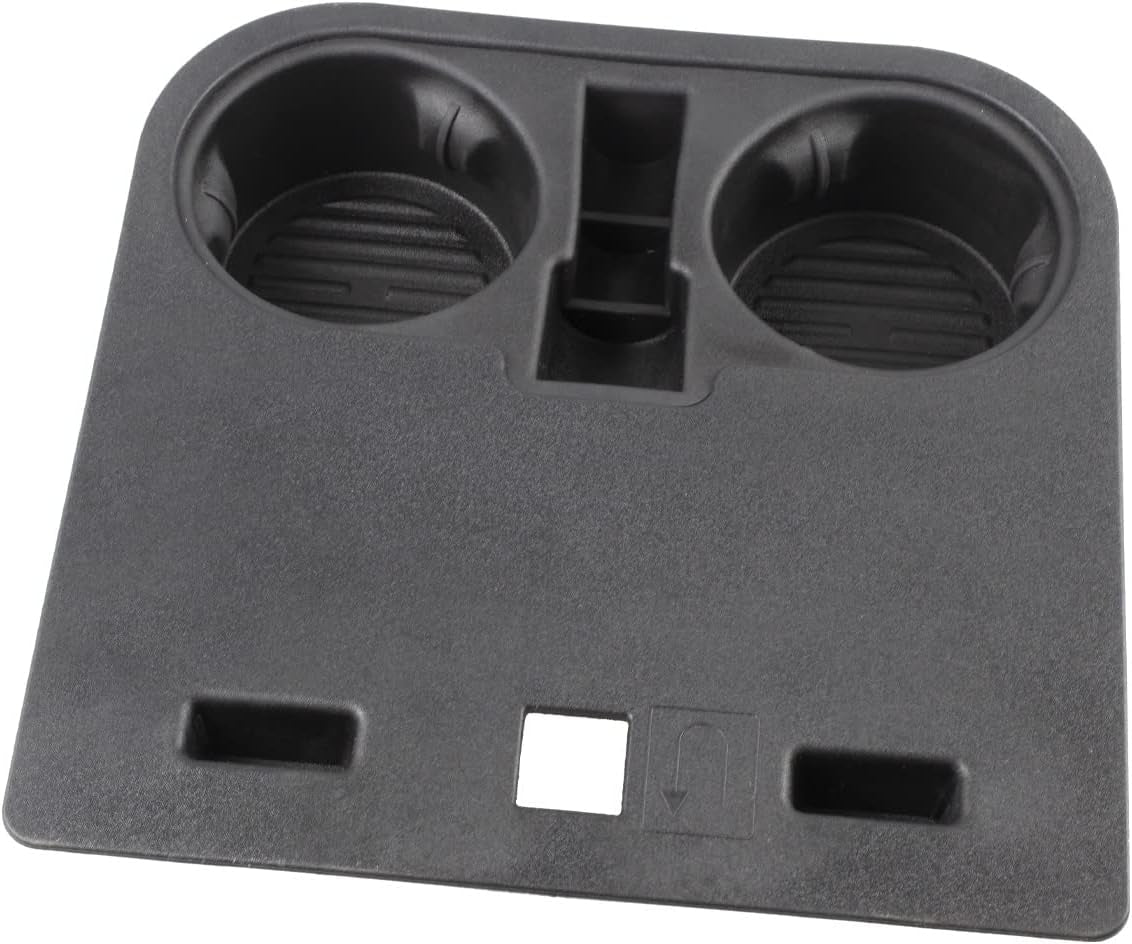 Front Console Cup Holder Compatible with Ford F150 2015-2020 and Ford F-Series Super Duty 2017-2022 Year, Center Cup Holder under Front Seat Bottom, HC3Z-2813562-AB