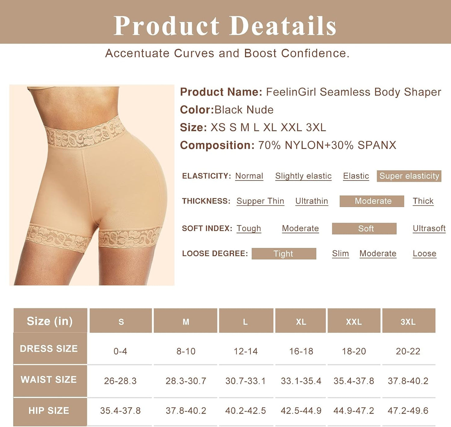 Butt Lifter Panties Faja Shorts Hip Enhancer Tummy Control Butt Lifting Shapewear