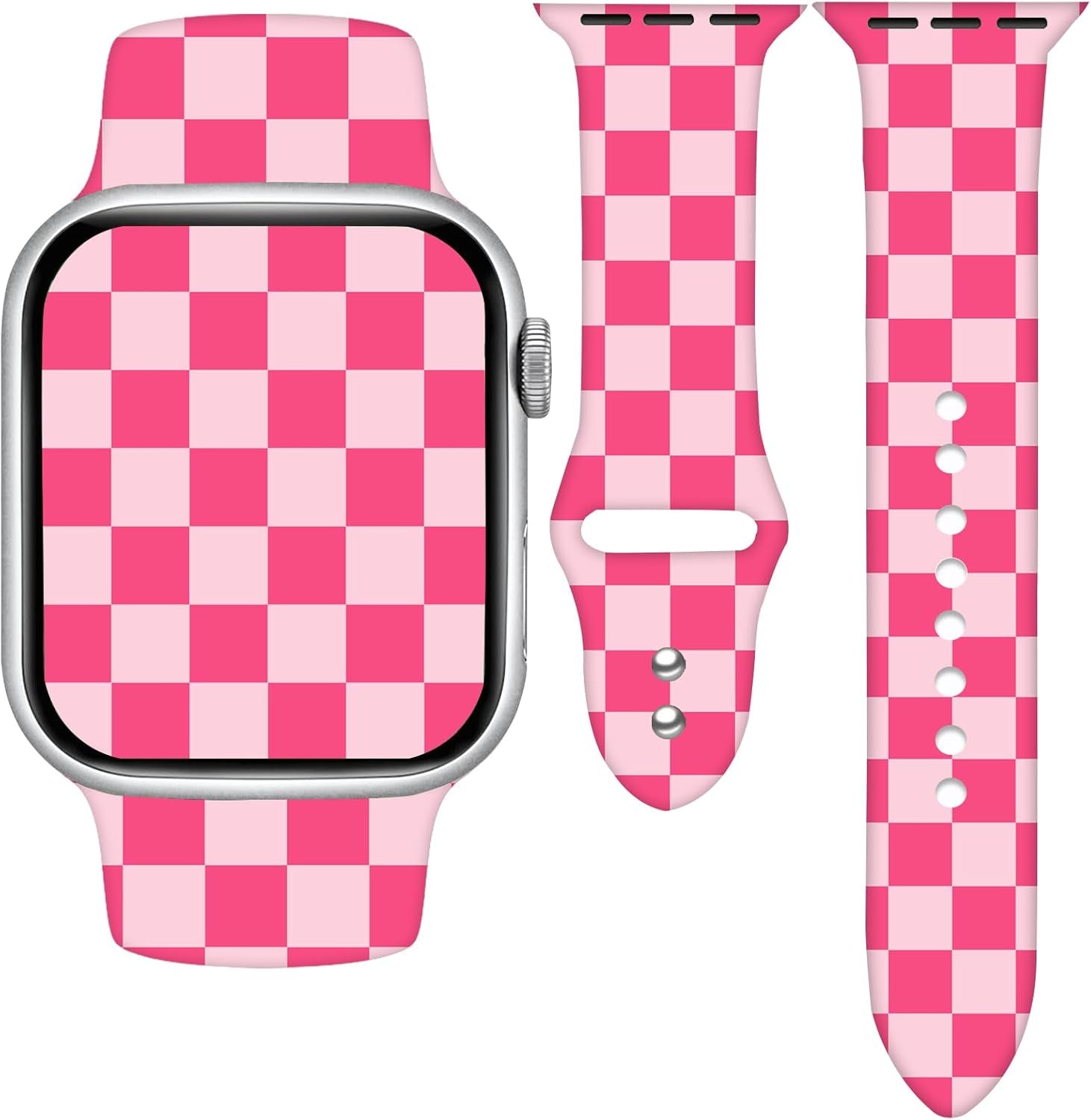 Holidays Sport Watch Band Compatible with Apple Watch 38Mm 40Mm 41Mm for Women Men,Soft Silicone Replacement Wristband for Iwatch Series Ultra 10 9 8 7 6 5 4 3 2 1 SE