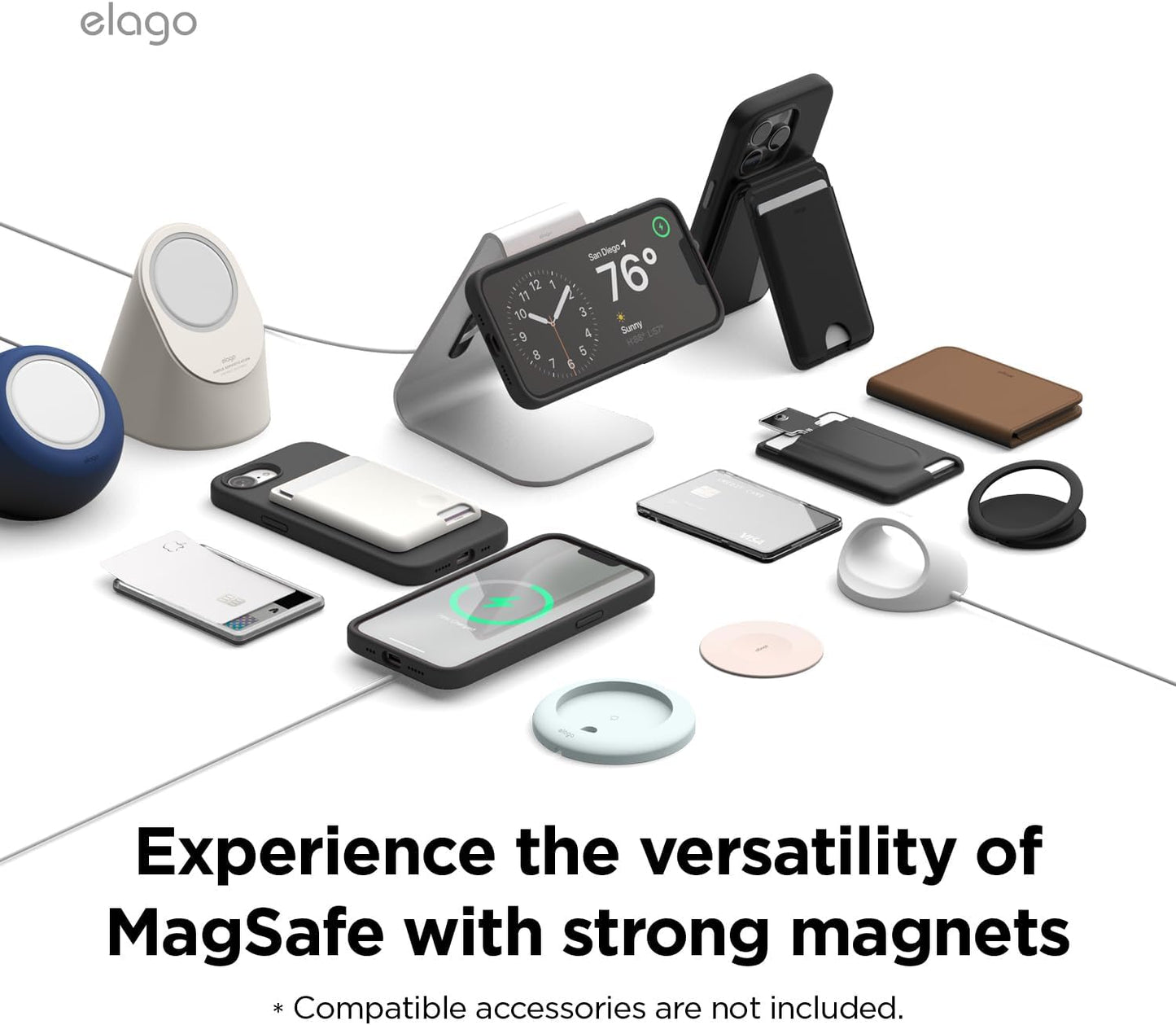 Magnetic Silicone Case Compatible with Iphone 16E Case Compatible with All Magsafe Accessories - Built-In Magnets, Soft Grip Silicone, Shockproof (Black)