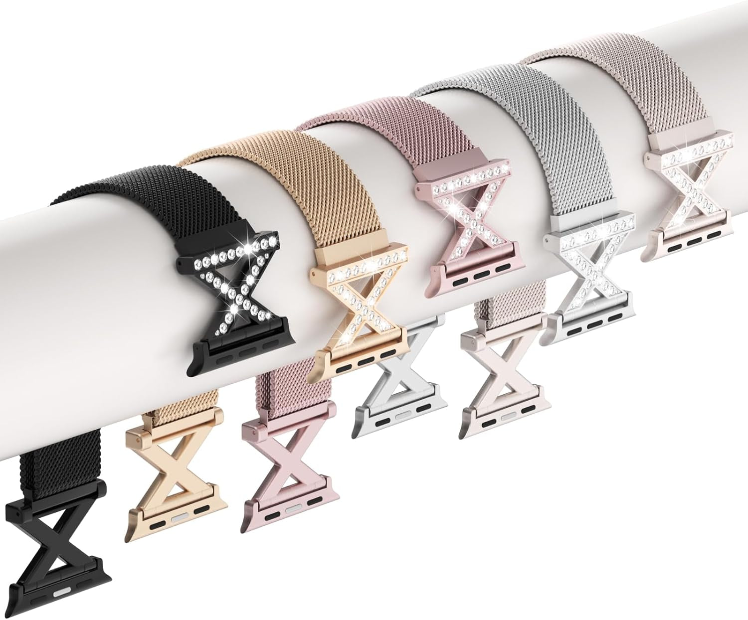 Metal Magnetic Band Compatible with Apple Watch Band 38Mm 40Mm 41Mm 42Mm 44Mm 45Mm 49Mm Men Women, Stainless Steel Mesh Loop Strap for Iwatch Series 9 8 7 6 5 4 3 2 1 SE Ultra