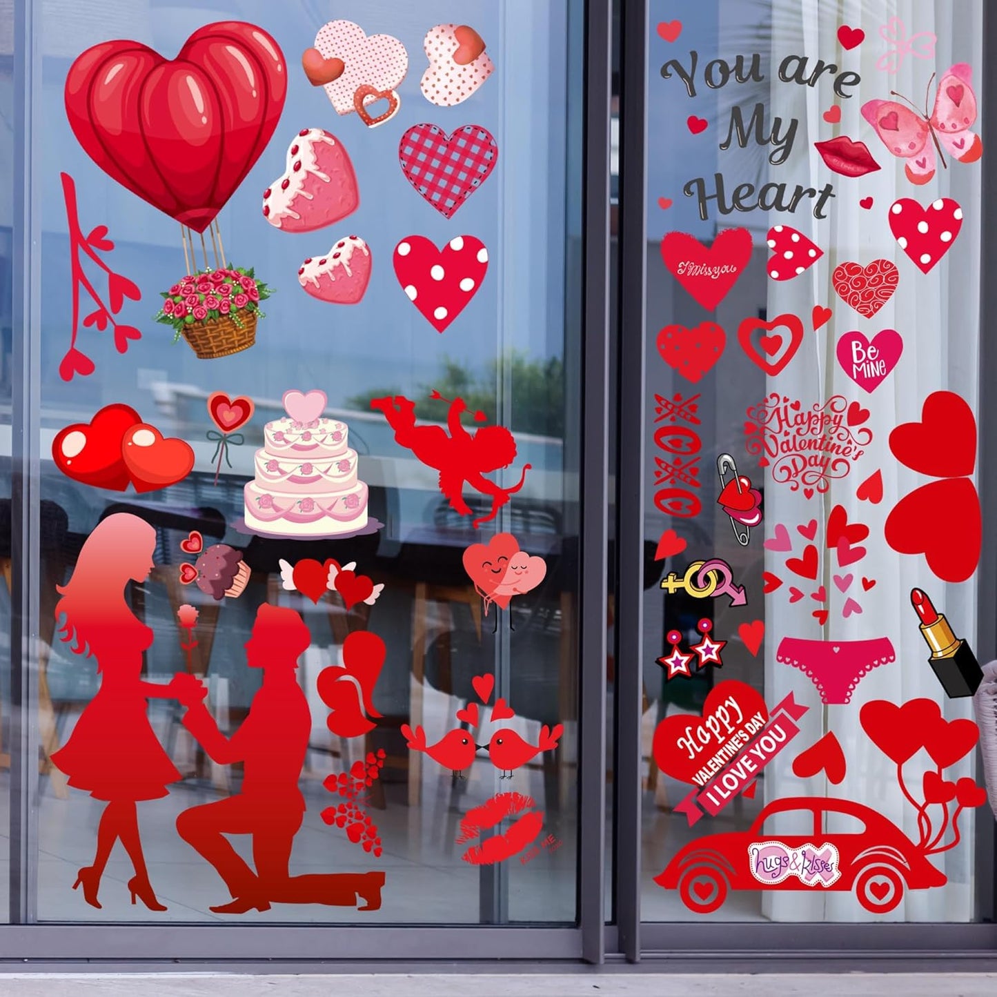 St Patricks Day Decorations Window Clings 10 Sheet for Glass Windows Shamrock Window Clings Stickers