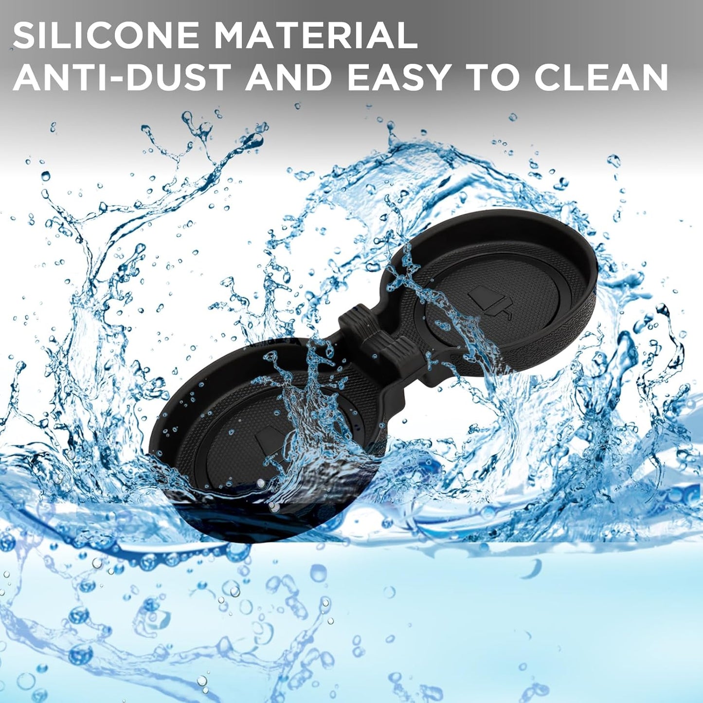 Cup Holder for Tesla 2024 Model 3 Highland Center Console Accessories Slot Slip Limit Clip Water Cup Holder Coaster Insert TPE