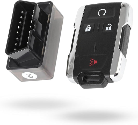 DIY Key Fob Replacement Keyless Compatible for Chevy for GMC Sierra Chevrolet Silverado 1500 2500 3500 2014-2020 GMC Canyon Chevy Colorado 2015-2021 M3N32337100