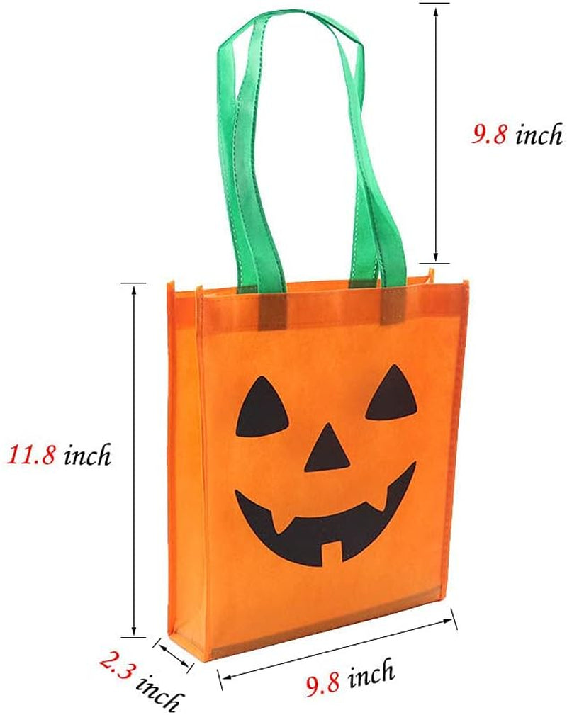 Adult Pumpkin Costume, 3 PCS Halloween Pumpkin Cosplay Set Included Pumpkin Bag (9.8 X 11.8 Inch)