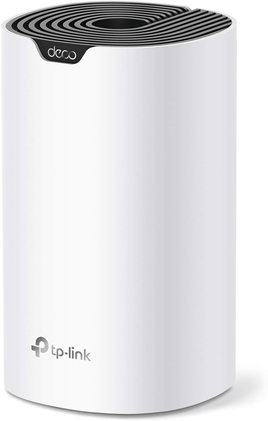 Deco Whole Home Mesh Wifi System (Deco S4) – up to 2,000 Sq.Ft. Coverage, AC1900 Wifi Router/Extender Replacement, Gigabit Ports, 1-Pack
