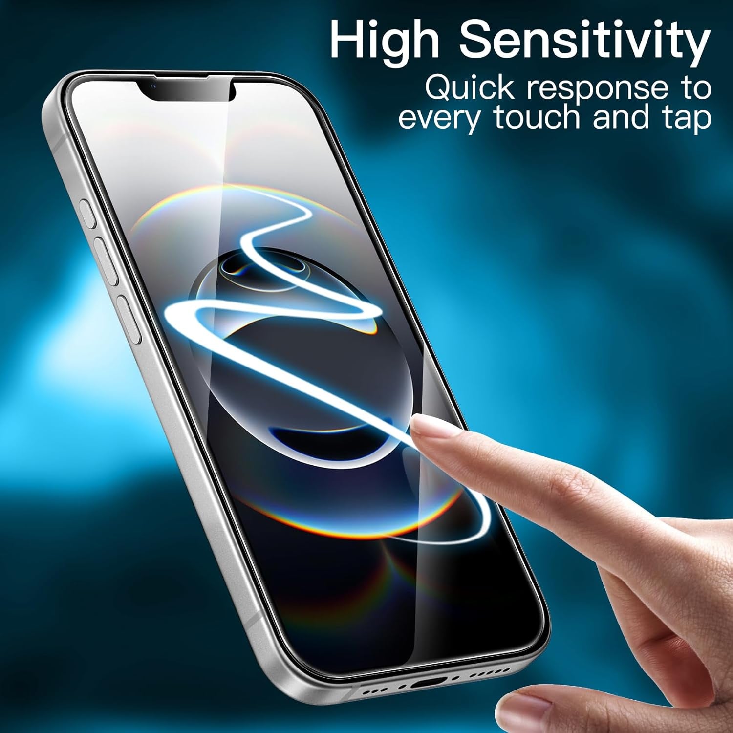 Full Coverage Screen Protector for Iphone 16E 6.1-Inch 2025, 9H Tempered Glass Film, Case-Friendly, HD Clear, 3-Pack