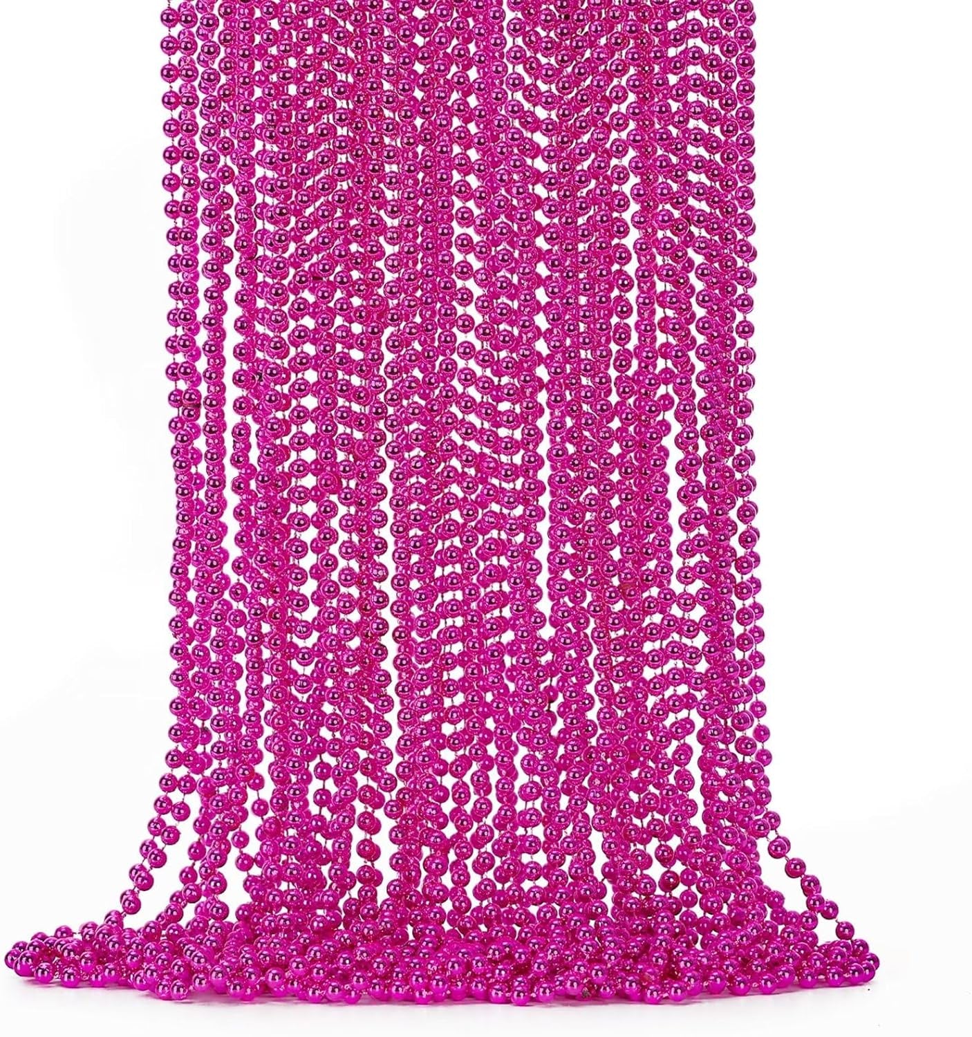 St Patricks Day Beads, 24PCS Christmas Beaded Necklace Accessories, Mardi Gras Beads Necklaces Women Men, Festival Parade Throw Accessories for Mardi Gras St. Patricks Christmas Party Wedding Supplies