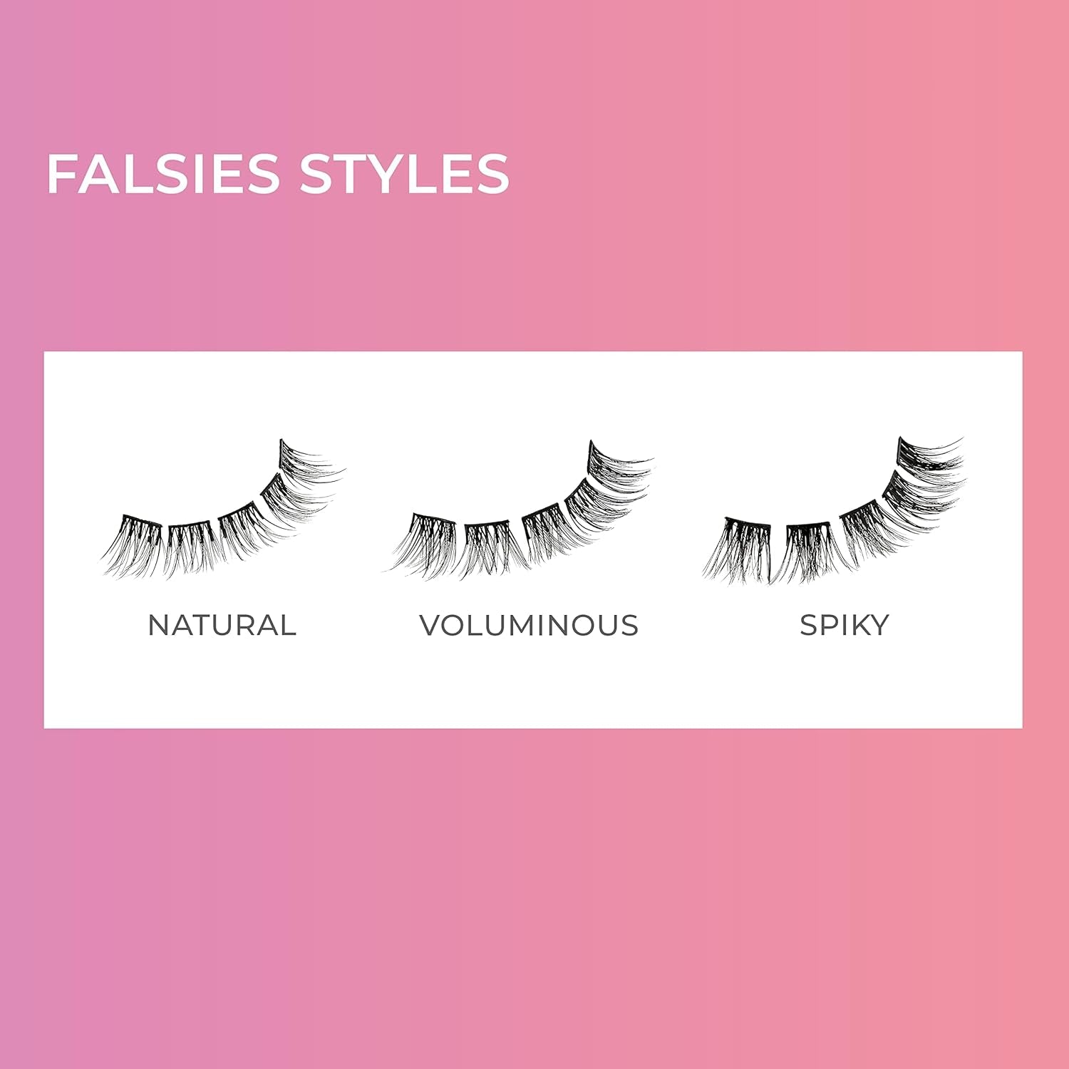 KISS  Falsies False Eyelashes, Lash Clusters, Natural', 12 Mm, Includes 20 Clusters, 1 Applicator, Contact Lens Friendly, Easy to Apply, Reusable Strip Lashes