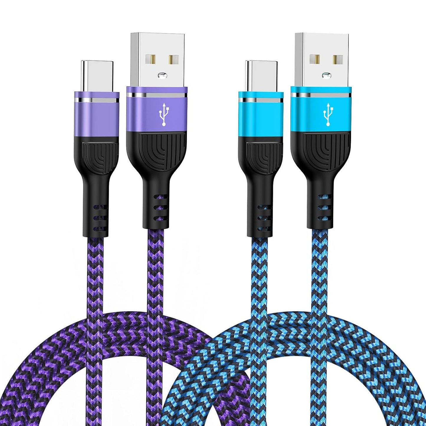 S25 Ultra S25+ A14 A15 5G Samsung Charger Fast Charging Cord 2Pack 6FT USBA to USBC Cable Android Charger Cord for Samsung Galaxy S24 S23 S22,A35 A55 A25 A54 A05S,Note20 10