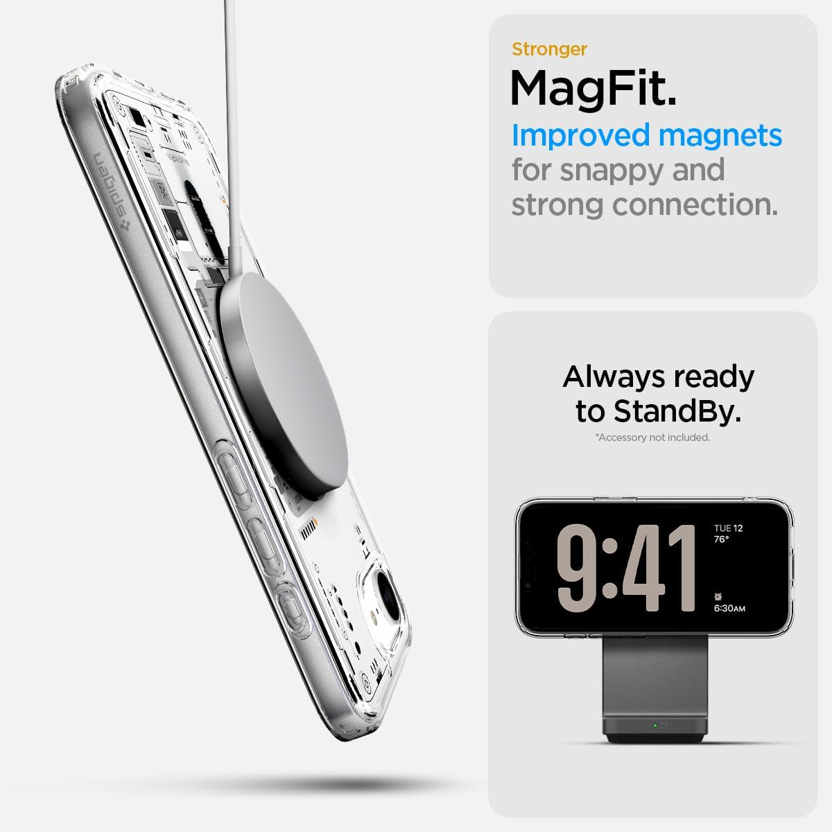 for Iphone 16E Case, Ultra Hybrid Magfit [Compatible with Magsafe Accessories] [Anti-Yellowing] [Military-Grade Protection] - Neo One