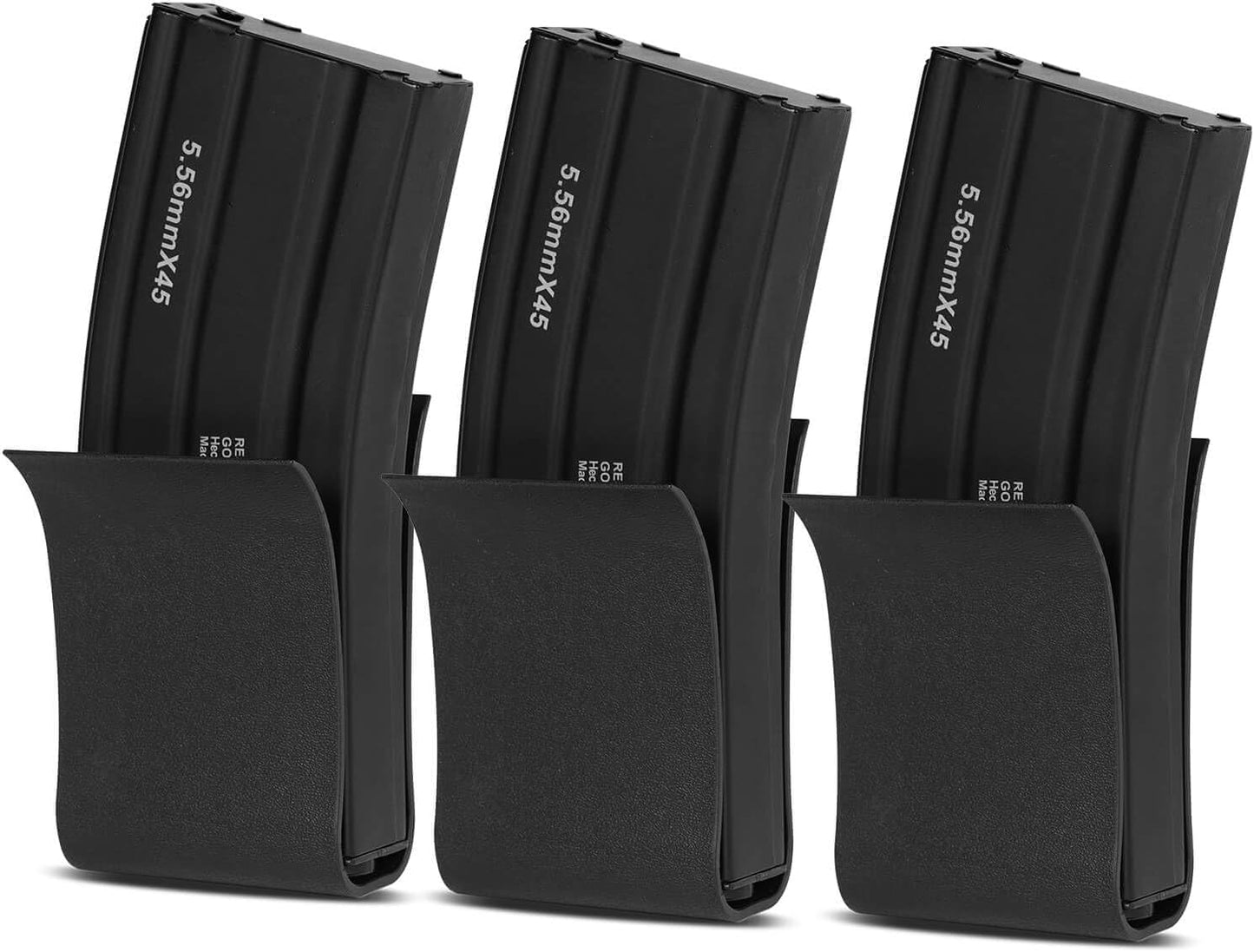 Quick Release Triple Mag Pouch Clip，3 Pcs 556Mm Magazine Holder Insert Set Clips