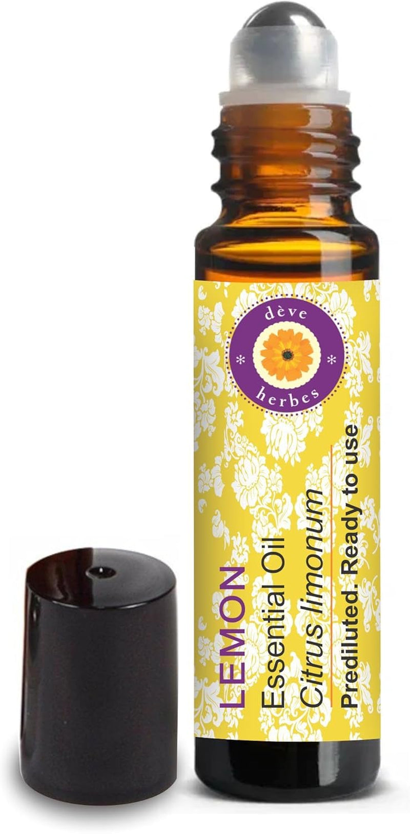 Lavender Essential Oil (Lavandula Angustifolia) Pre Diluted Ready to Use Roll-On Blend for Aromatherapy and Topical Skin Application for Kids and Adults 10Ml (0.33 Oz) TLBH