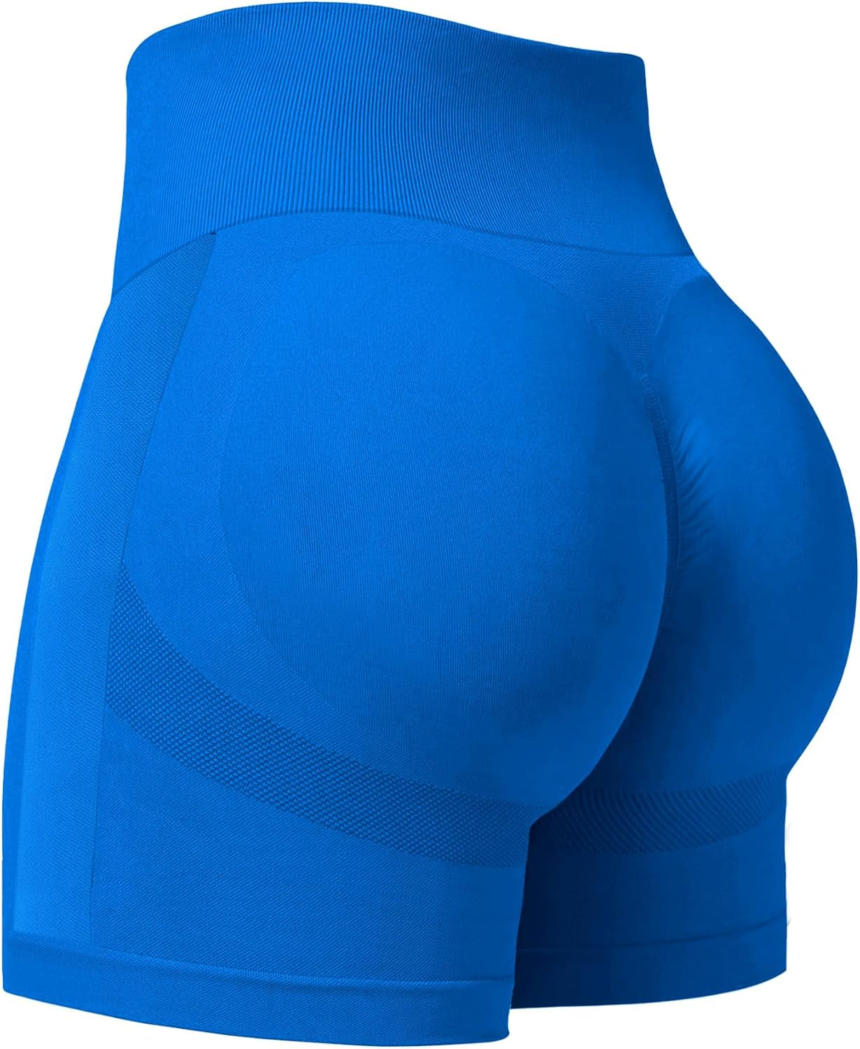 Womens Scrunch Gym Butt Lifting Seamless 5" Shorts Yoga High Waisted Workout Athletic Running Sport Active Booty Shorts