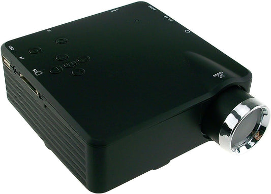 INNOLIFE 720P Mini Projector, Portable Projector for Outdoor Indoor Home, Input AV PC Laptop VGA HDMI USB SD CARD HDMI Video Gaming Console