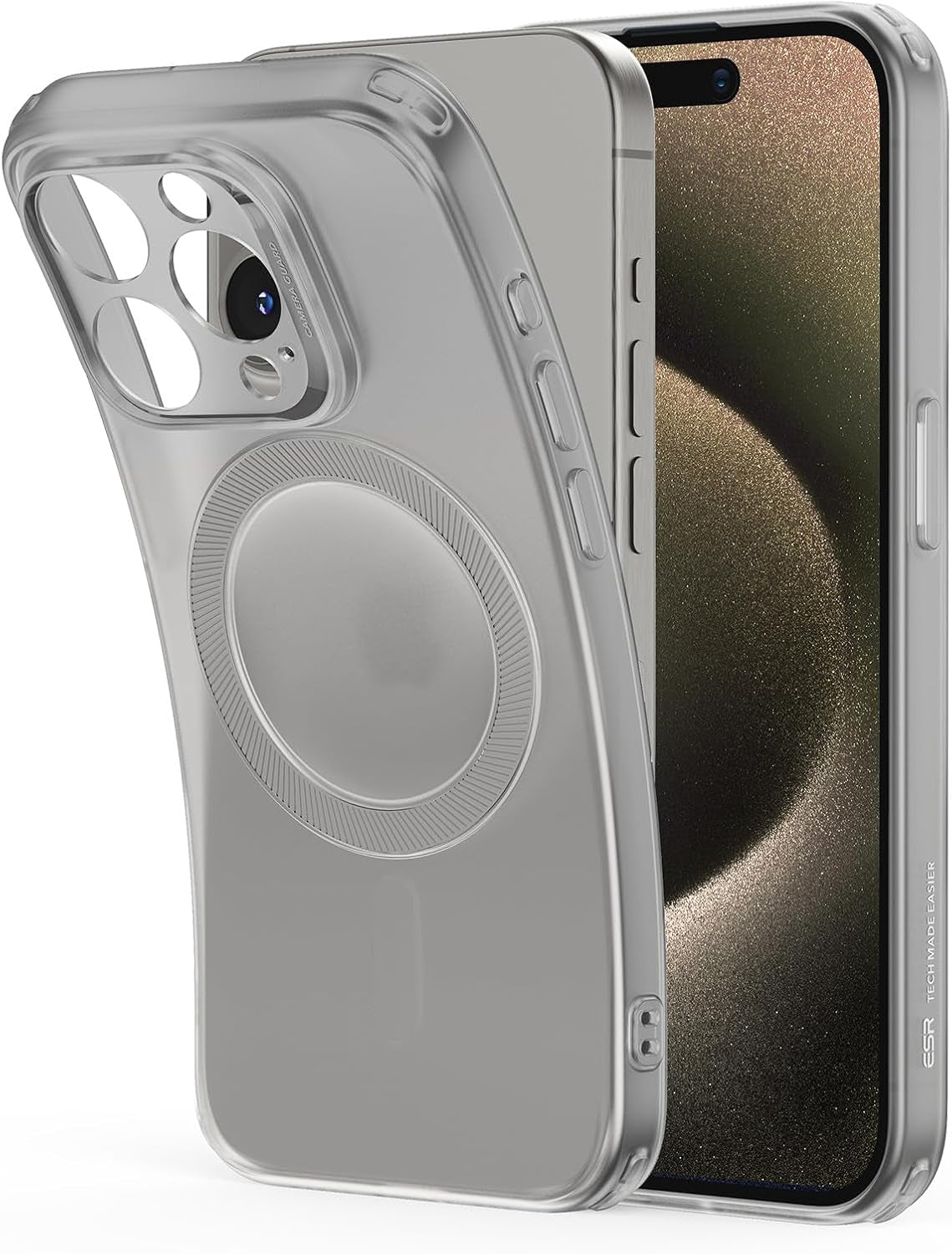 for Iphone 16E Case, for Iphone SE 4 Case Compatible with Magsafe, Camera Protection, Shockproof Thin Cover, Resists Yellowing Scratches, Magnetic Iphone Case for 16E, Zero Series,Frosted Black