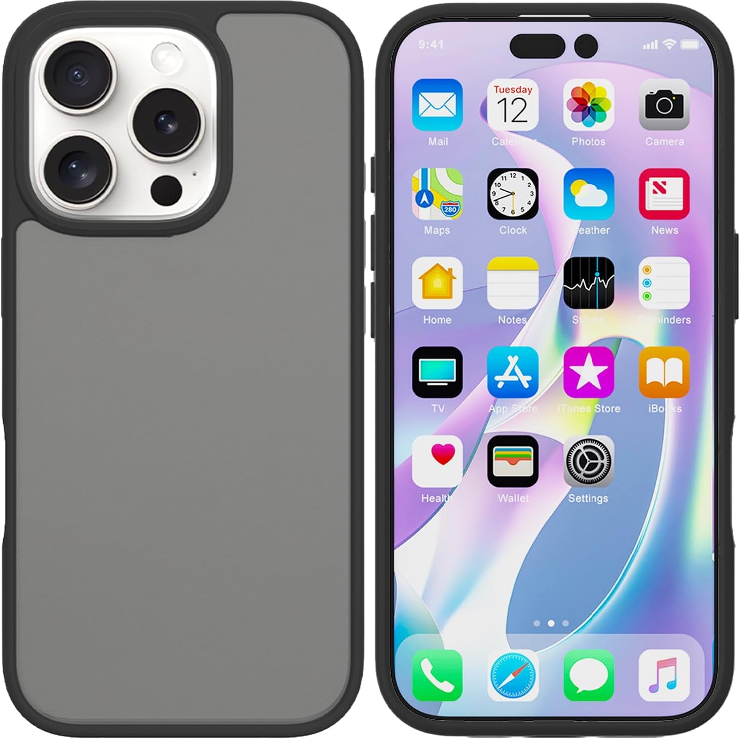 Phone Case Compatible with Iphone 16E 2025, Clear Case Shockproof Protective Bumper Slim Cover for 6.1 Inch