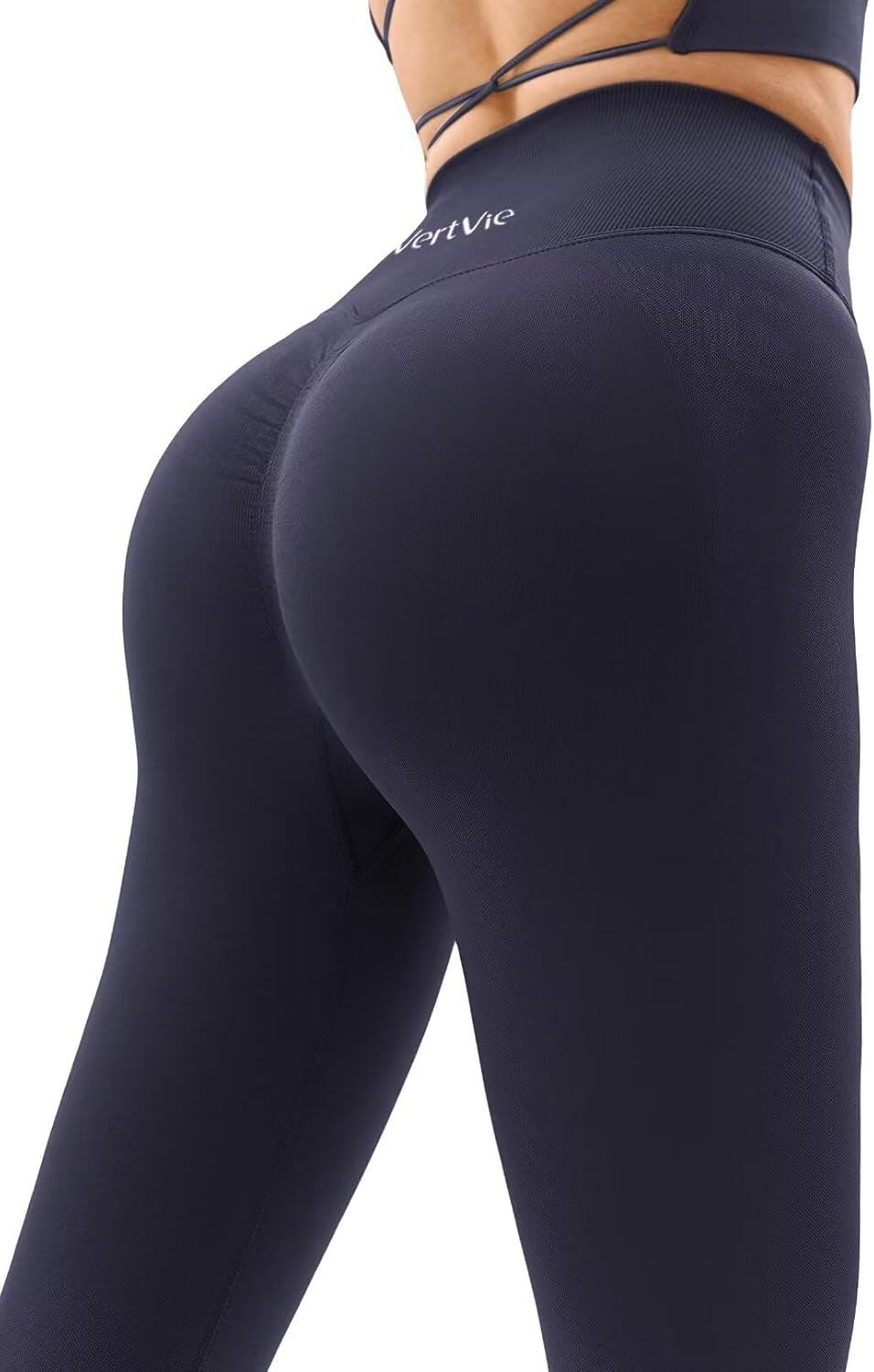 Scrunch Butt Lifting Leggings for Women Tummy Control Crossover Gym Workout Leggings High Waisted Yoga Pants