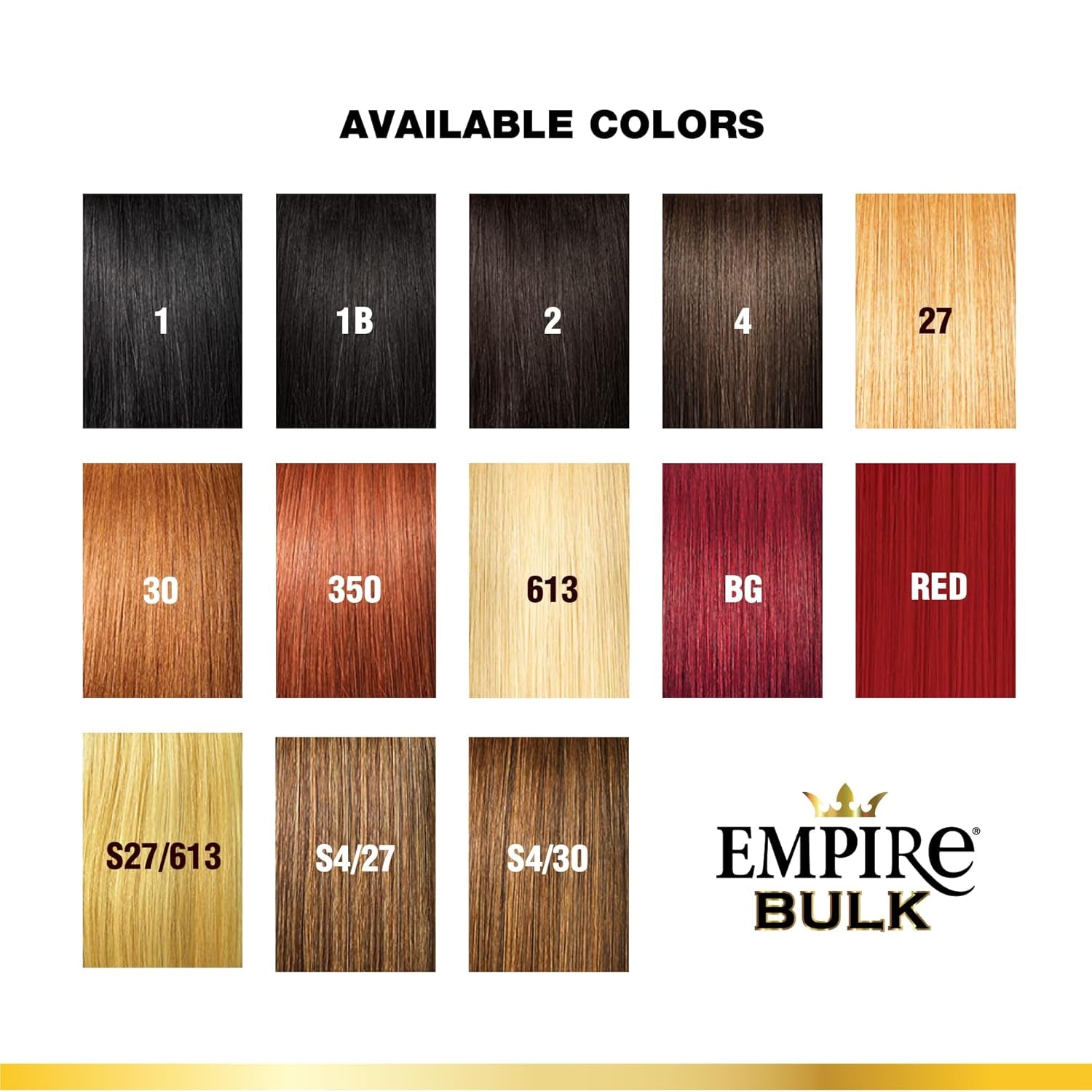 Empire Bulk Hair Braiding – Deep Bulk 18Inch Human Hair Boho Braids with for Knotless Box or Curly Loose Wave - HH Empire Deep Bulk (18 Inch, 1 JETBLACK)