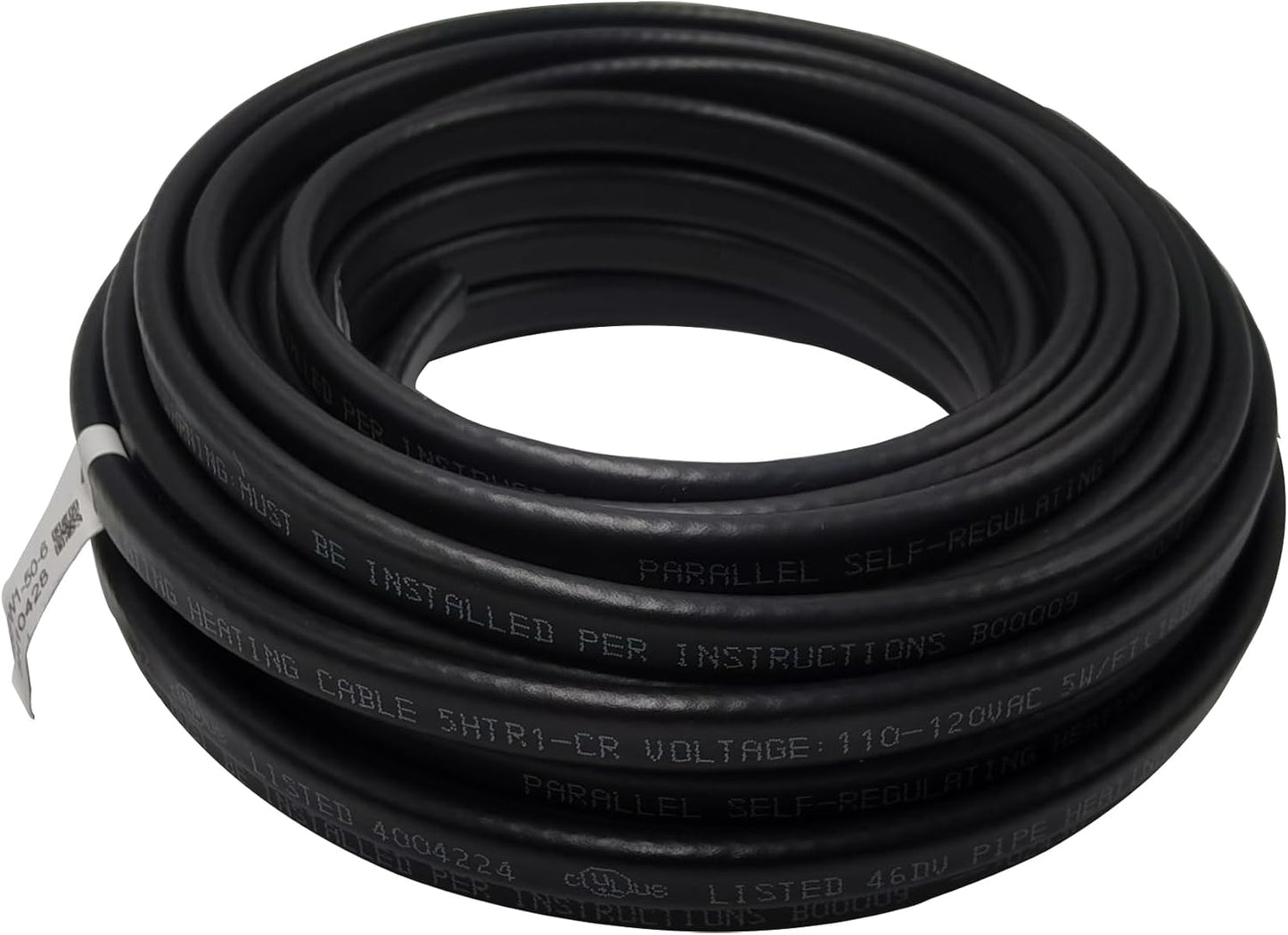 HISFW 50-Feet 120V Self Regulating Heating Cable, Wet or Dry,Industrial Grade