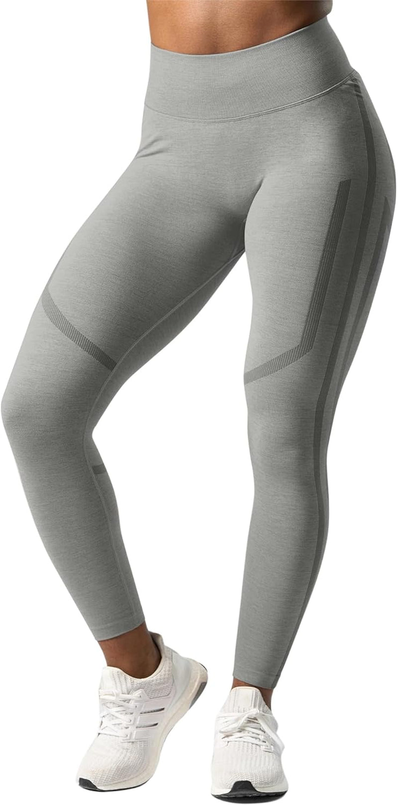 Scrunch Butt Lifting Seamless Leggings for Women High Waisted Tummy Control Striped Workout Pants