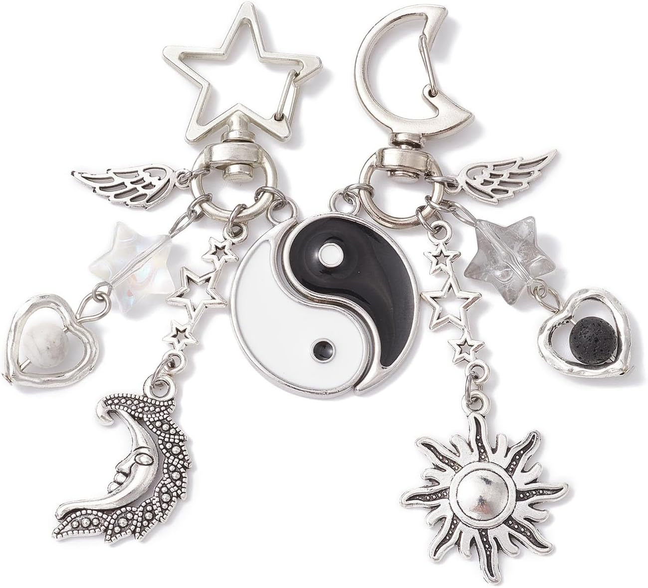 Novelty Keychains Aesthetic Y2K Keychain Charms Stylish Keychains Accessories for Women Bag Purse Gifts