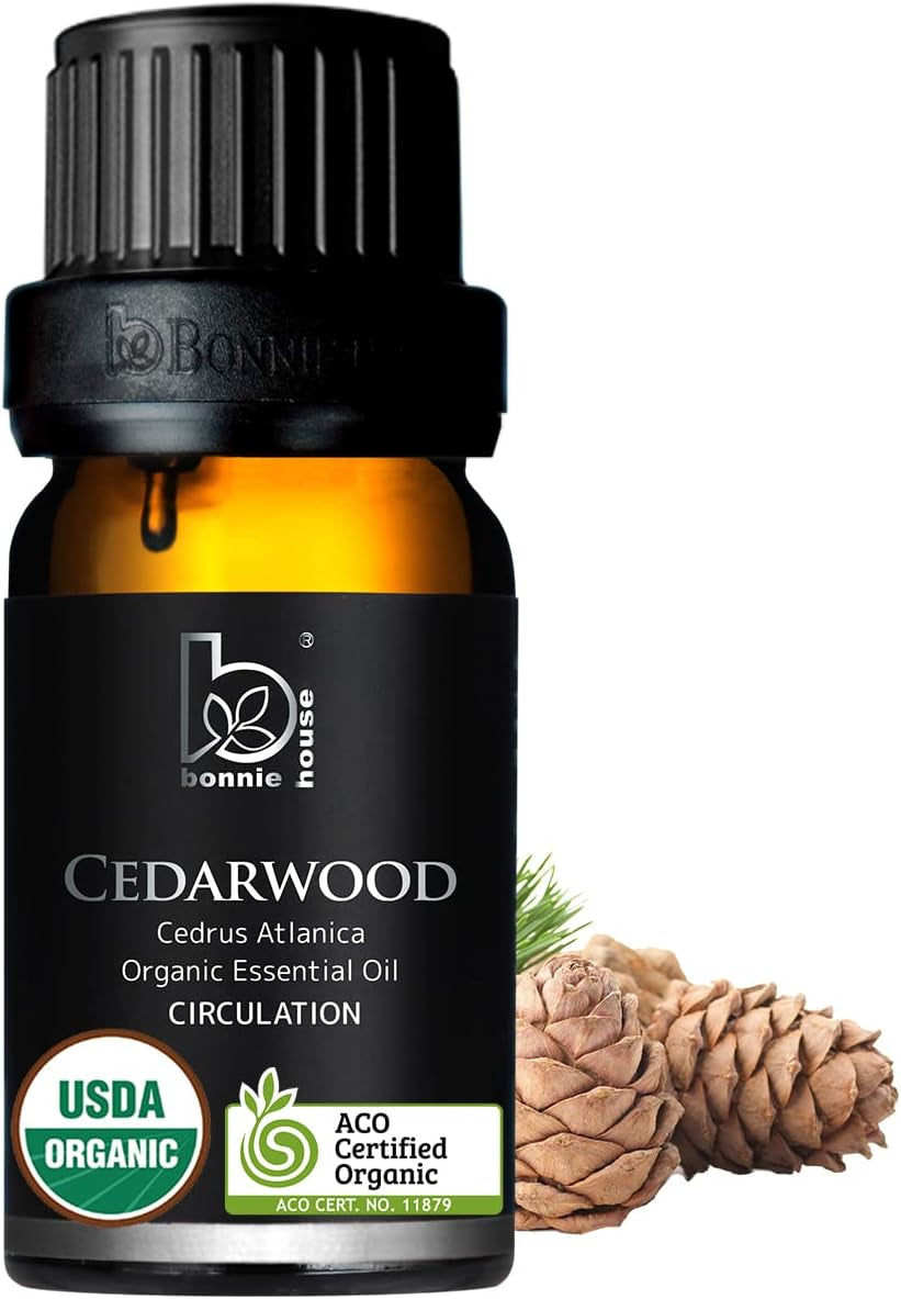 Organic Patchouli Essential Oil - USDA Organic, 100% Pure, Therapeutic Grade for Aromatherapy, Skin Care, Diffuser - 10Ml Oil by B TLBH