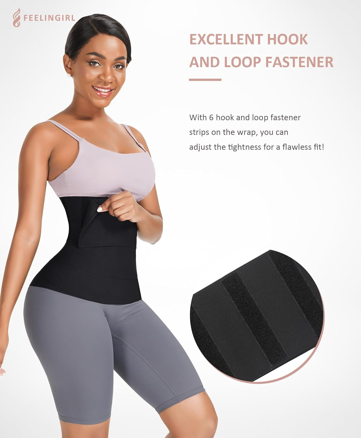 Waist Trainer for Women Sauna Belt Tummy Wrap plus Size Snatch Me up Bandage