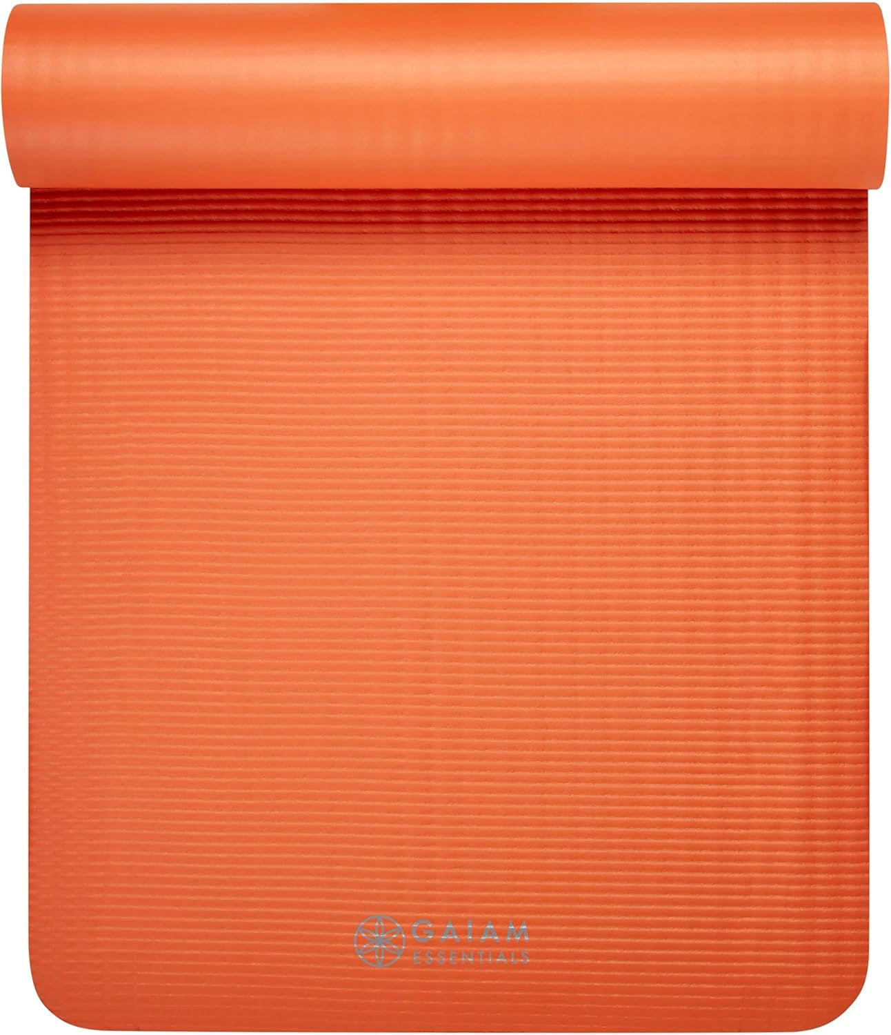 Essentials Thick Yoga Mat Fitness & Exercise Mat with Easy-Cinch Yoga Mat Carrier Strap, 72"L X 24"W X 2/5 Inch Thick