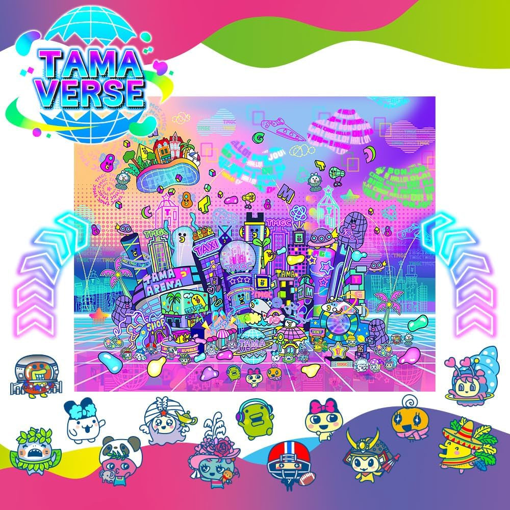 Bandai Uni Monster Purple Shell | the Customisable New Generation of Virtual Pet Based on the Original 90S Toy | Connect with Friends Worldwide with This Wearable Electronic Game BanUK