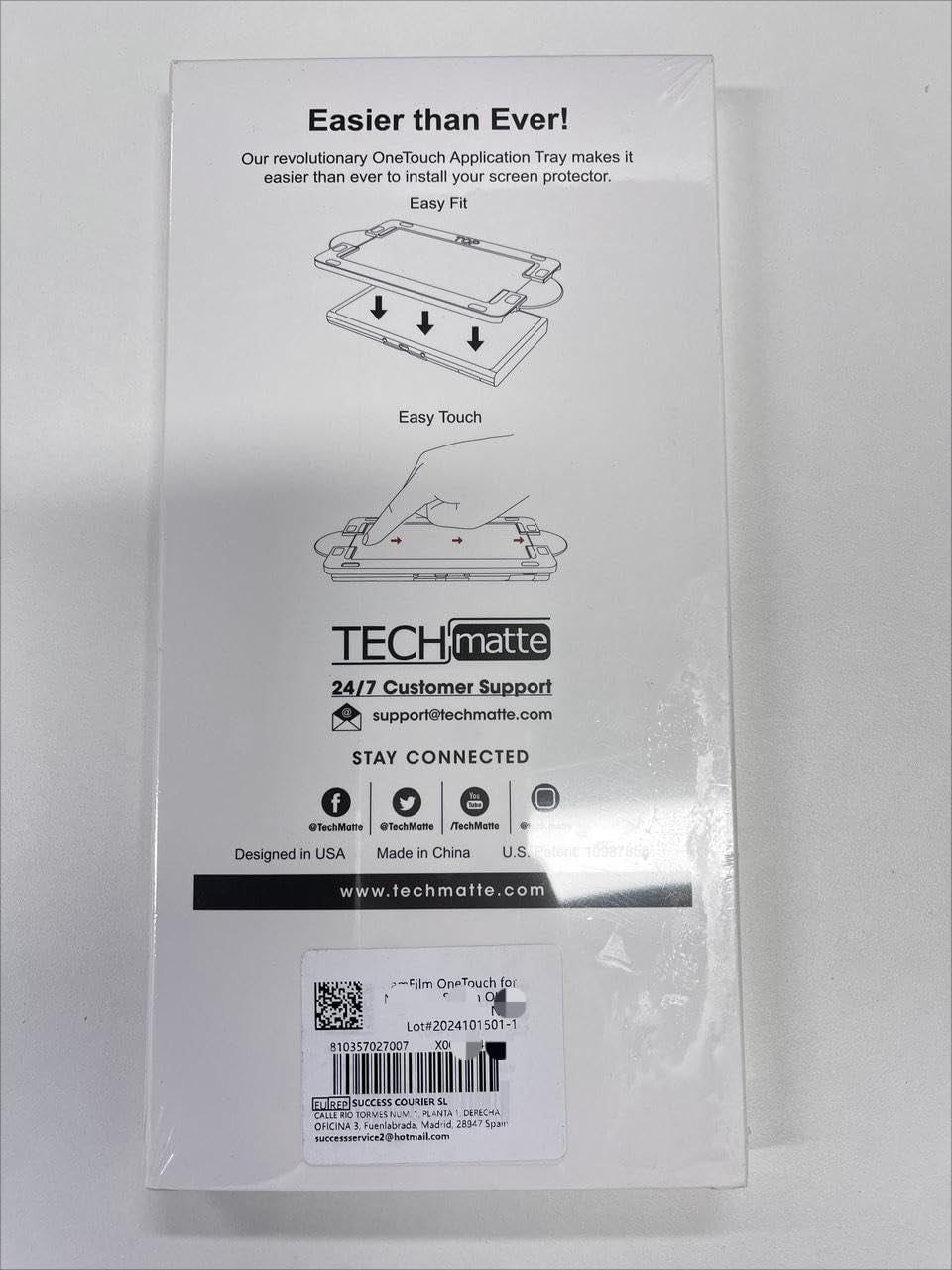 Auto-Alignment Onetouch for Nintendo Switch OLED 7.0" 2021 Screen Protector, Tempered Glass, 30 Seconds Installation, Bubble Free, Anti-Scratch, Touch Sensitive, Ultra-Clear [2 Pack]