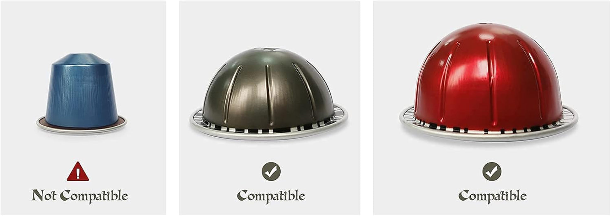 Rotary Coffee Pod Capsules Carousel Holder Organizer Compatible with 40 Nespresso Vertuoline Capsules (Black)