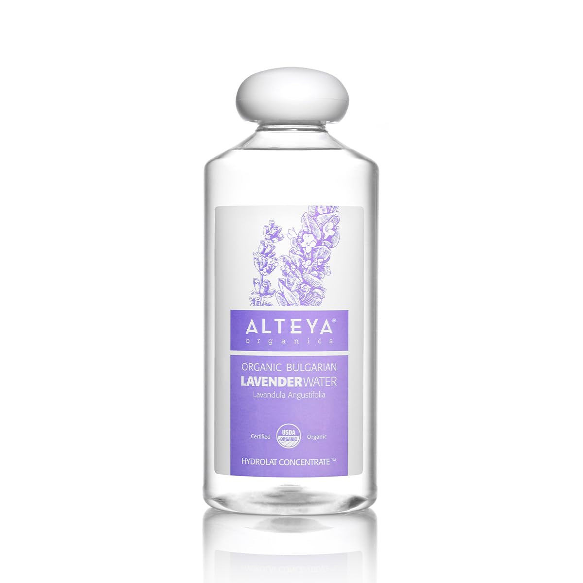Lavender Water USDA Certified Organic Facial Toner, 17 Fl Oz/500Ml Pure Bulgarian Lavandula Angustifolia Flower Water, Award-Winning Moisturizer Bpa-Free Bottle with Reducer TLBH