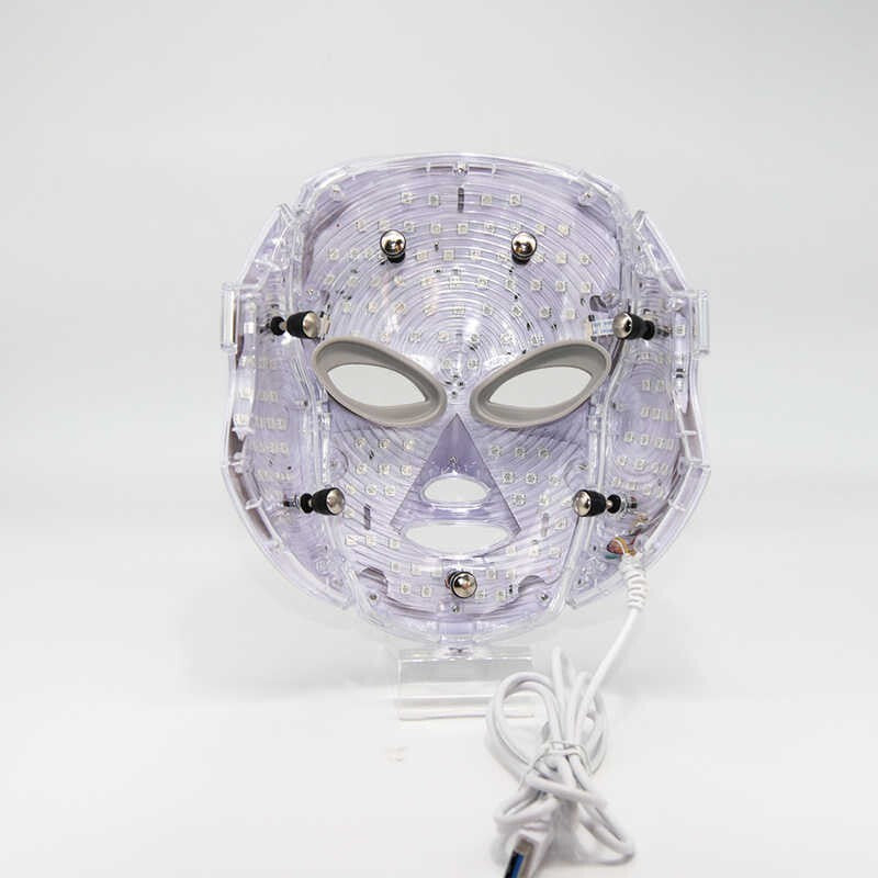Led Facial Mask with Neck Light Therapy Mask for Skin Tightening...