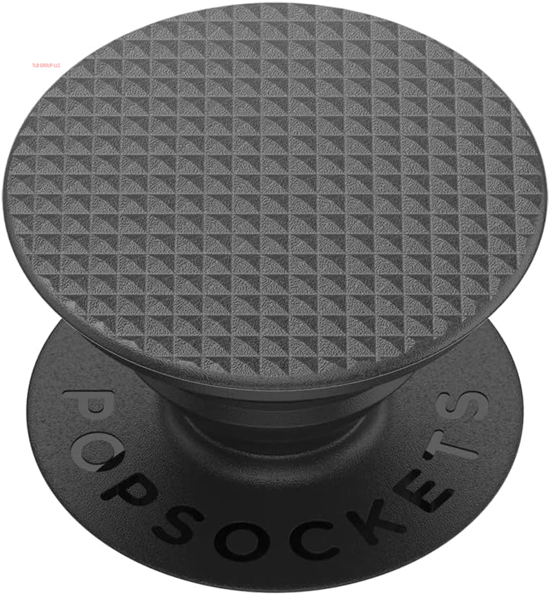 Phone Grip Compatible with Magsafe, Adapter Ring for Magsafe Included, Phone Holder, Wireless Charging Compatible - Black