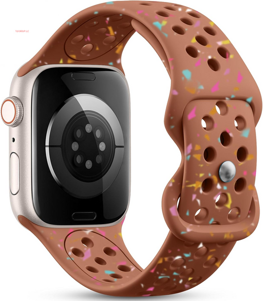Nature Friendly Strap Compatible with Apple Watch Bands for Women Men 40Mm 38Mm 44Mm 42Mm 41Mm 45Mm 46Mm 49Mm, Breathable Sport Replacement for Iwatch Bands Series 10 9 8 7 6 5 4 3 SE Ultra 2