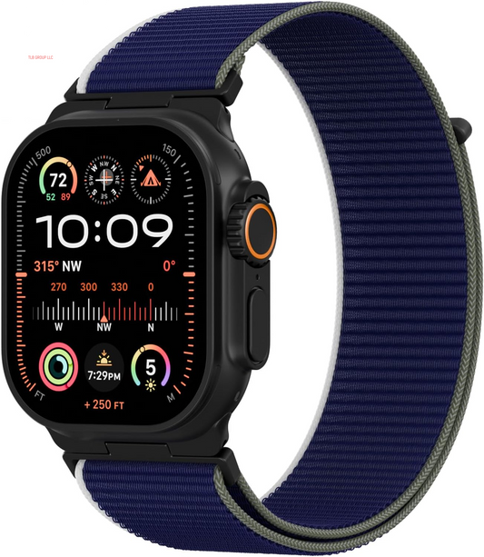 Sport Loop Nylon Bands Compatible with Apple Watch Band 49Mm 46Mm 45Mm 44Mm 42Mm for Men Women, Breathable Adjustable Stretchy Braided Straps for Iwatch Ultra 2/Ultra Series 10/9/8/SE/7/6/5/4/3