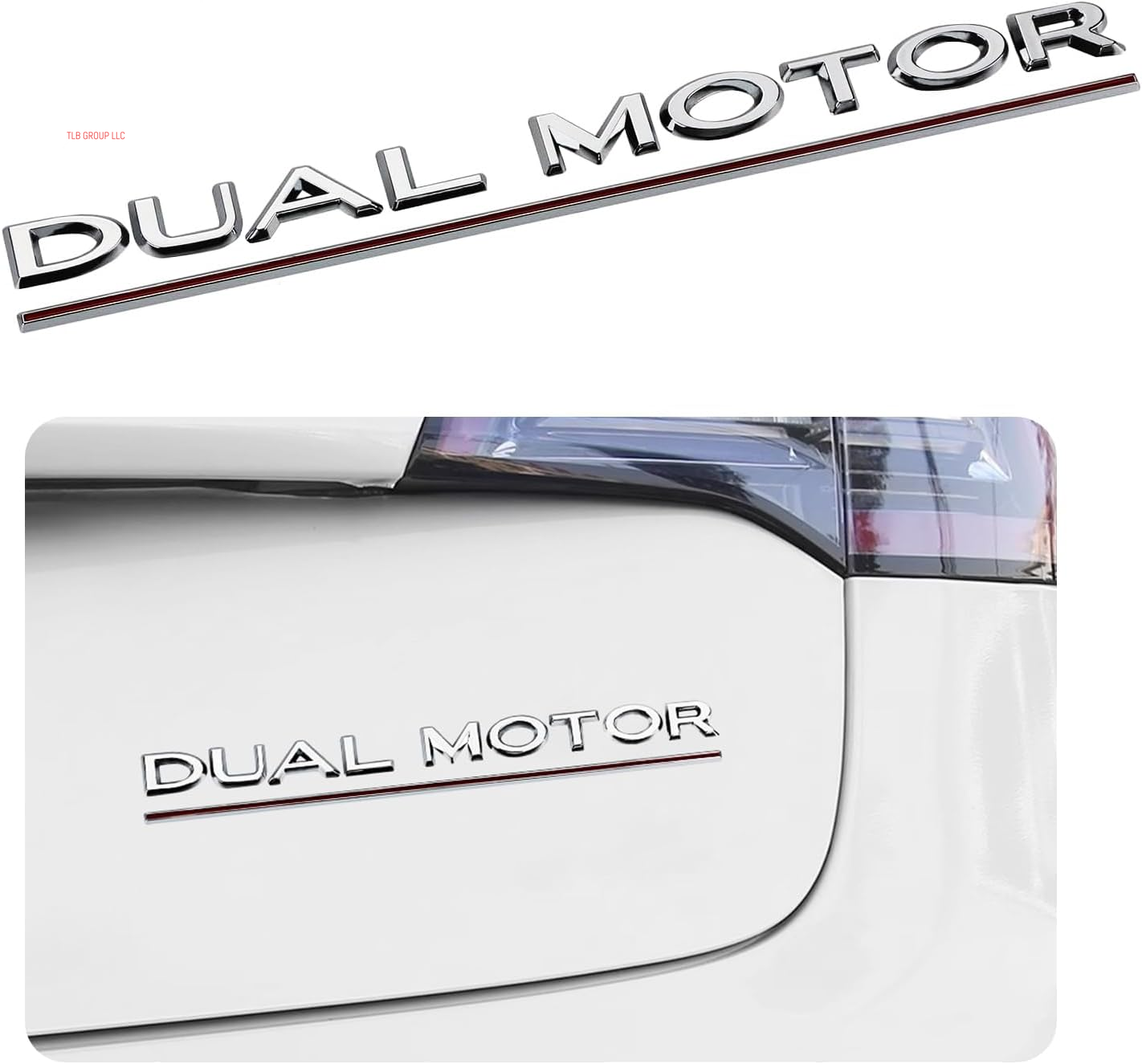 2025 Metal Logo Letters Fit for Tesla, Tailgate Letters Emblems Model 3 Y S X Accessories, Tesla Logo Emblem Model Y Metal Raised Tailgate Insert Rear Emblems Silver