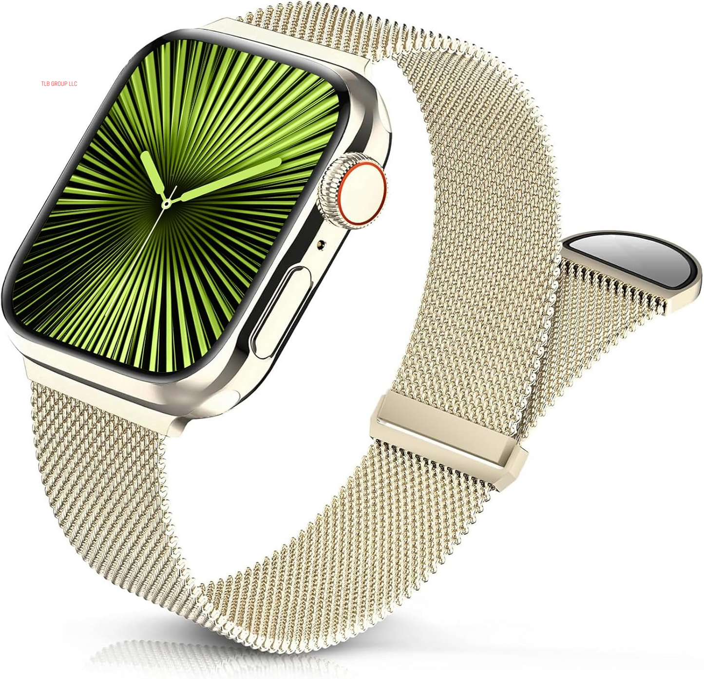 Milanese Mesh Loop Compatible with Apple Watch Bands 42Mm 44Mm 45Mm 46Mm 49Mm 38Mm 40Mm 41Mm for Men Women, Stainless Steel Mesh Strap for Iwatch Series 10 9 8 7 6 SE 5 4 3 2 1 Ultra