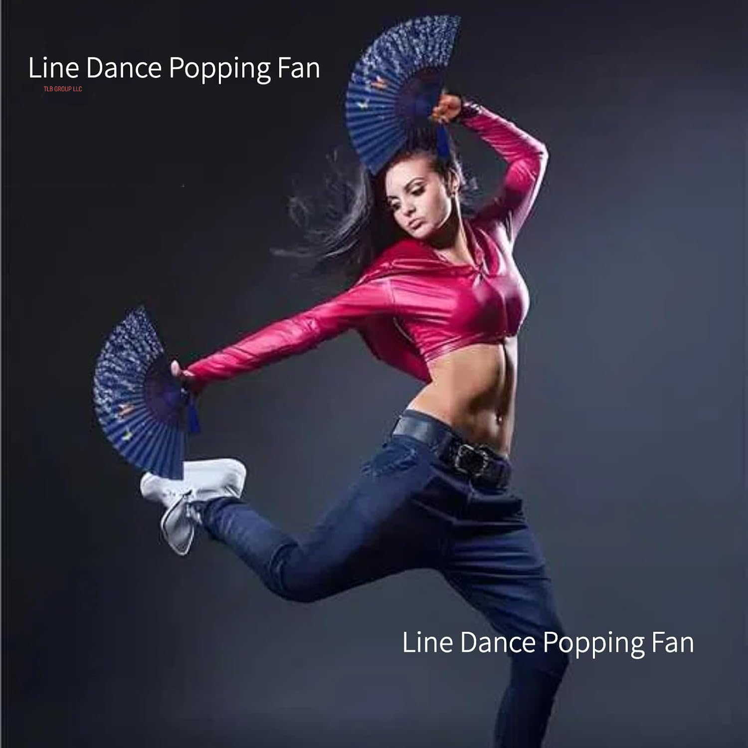 Folding Clack Hand Fans for Line Dancing, Popping Hand Clap Fans, Boots on the Ground Hand Fan,Gifts for Dancing, Party, Home