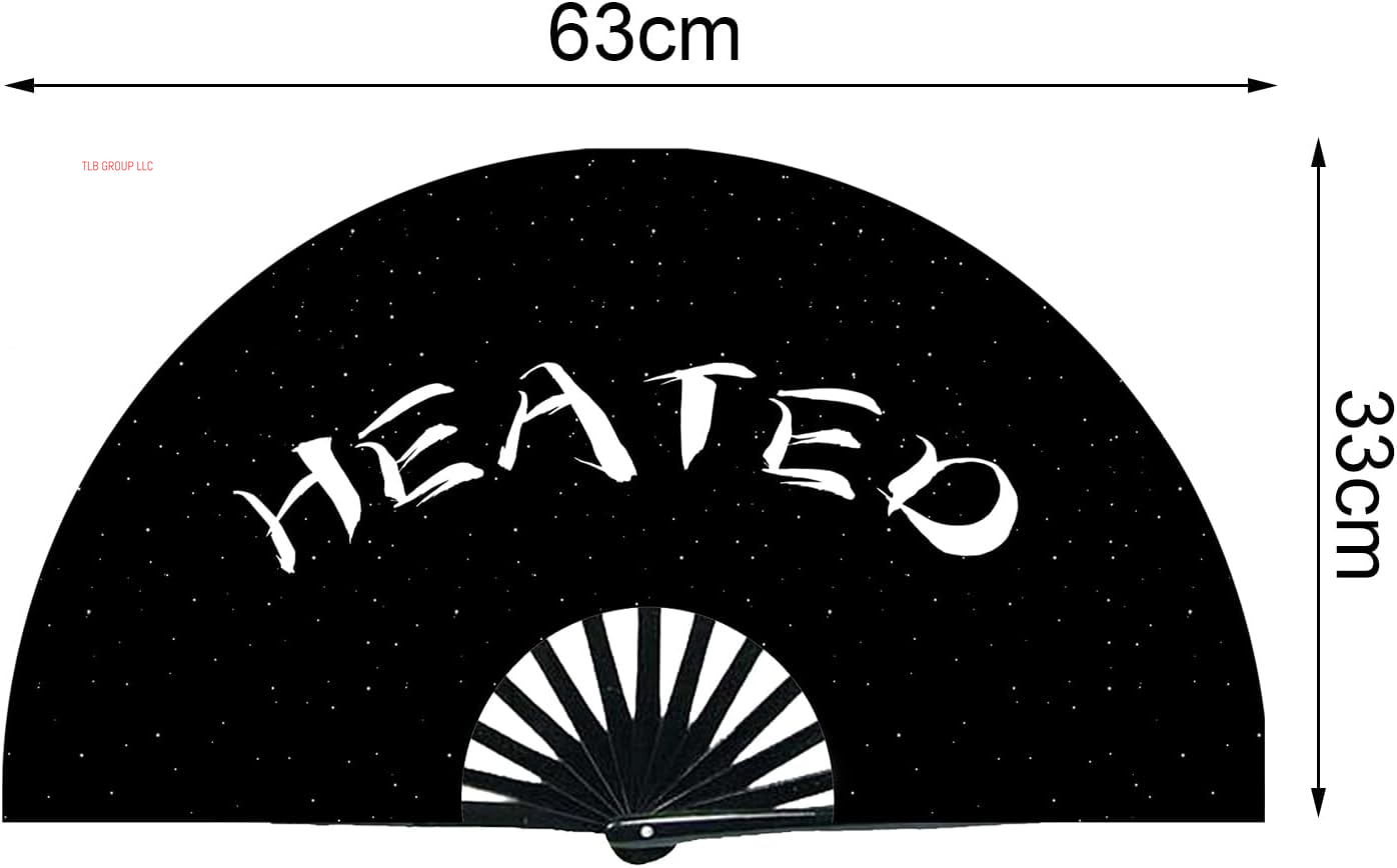 Popping Clack Fans for Line Dancing,Boots on the Ground Hand Fan,Large Folding Clap Handheld Fans,Line Dance Clacking Chinese Kung Fu Tai Chi Hand Fan,Gift for Women Festival Party Dance