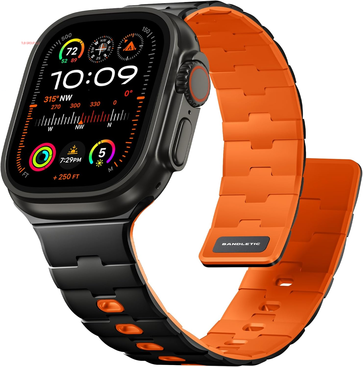 Magnetic Watchband Compatible with Apple Watch Bands for Men 45Mm 44Mm 46Mm 49Mm 42Mm Women, Soft Silicone Sport Strap for Iwatch Band Series 10 Ultra 2 SE 9 8 7 6 5 4, A-Starlight
