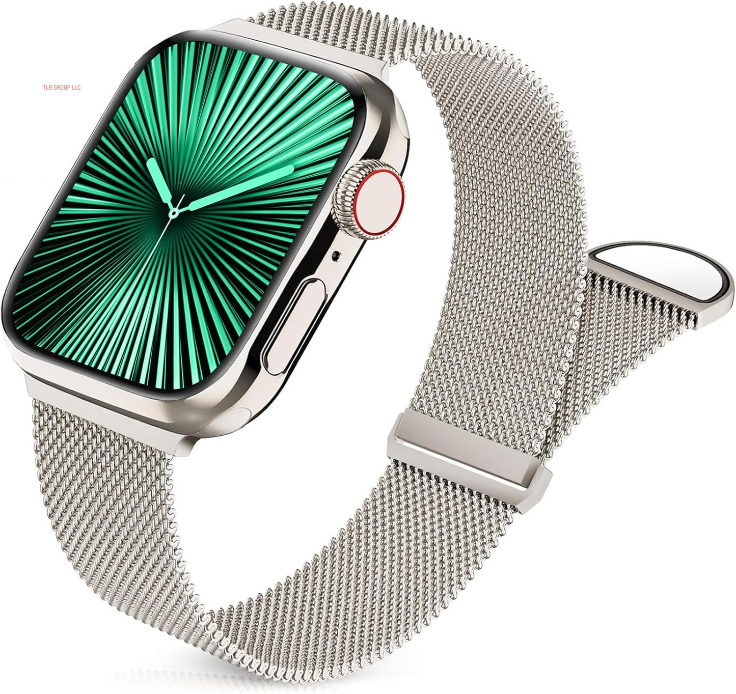 Milanese Mesh Loop Compatible with Apple Watch Bands 42Mm 44Mm 45Mm 46Mm 49Mm 38Mm 40Mm 41Mm for Men Women, Stainless Steel Mesh Strap for Iwatch Series 10 9 8 7 6 SE 5 4 3 2 1 Ultra