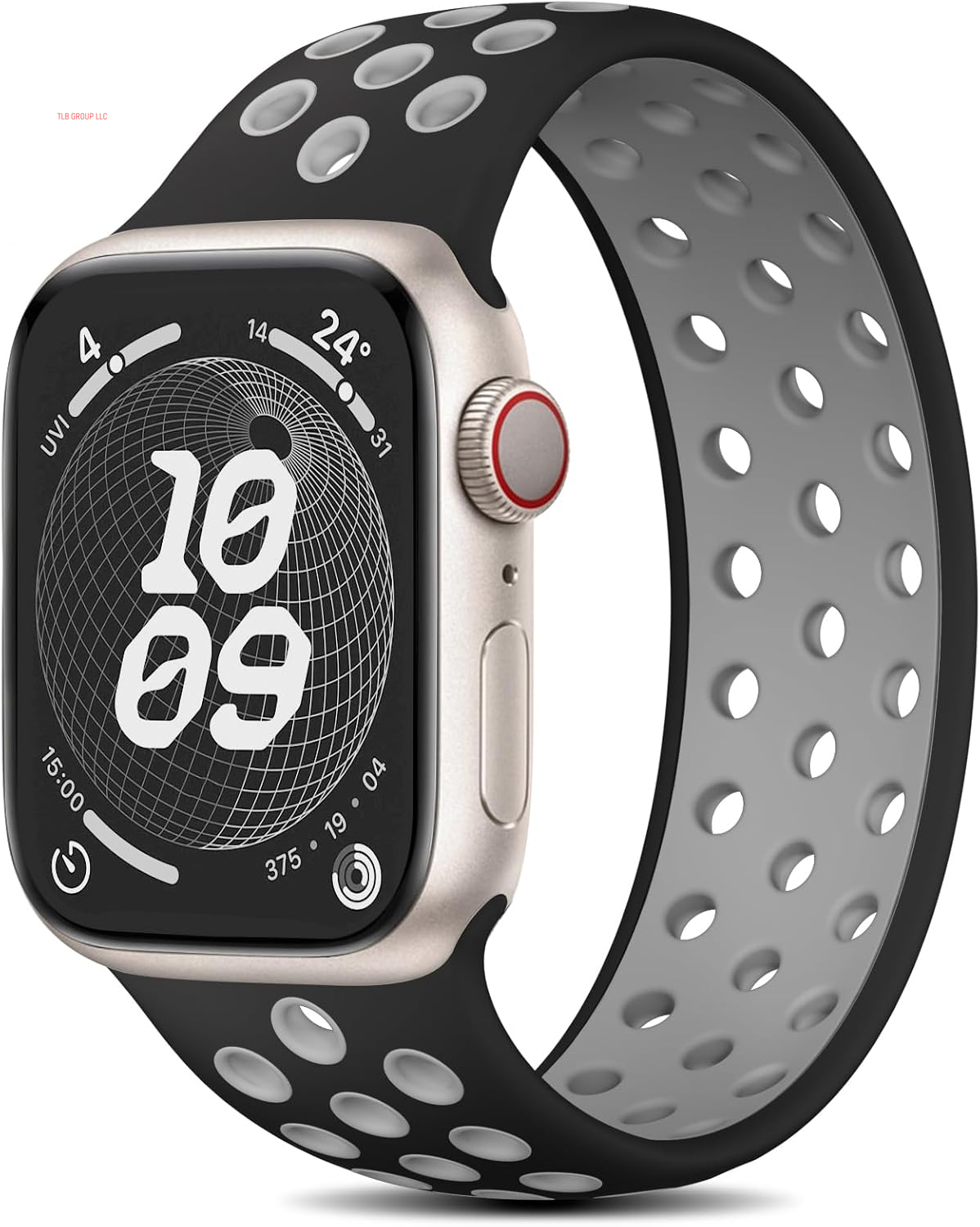 Solo Loop Band Compatible with Apple Watch Band 45Mm 44Mm 49Mm 41Mm 40Mm 38Mm 42Mm for Men Women, Breathable Sport Silicone Wristband for Iwatch Series 9 8 7 6 5 4 3 2 1 SE Ultra Ultra 2