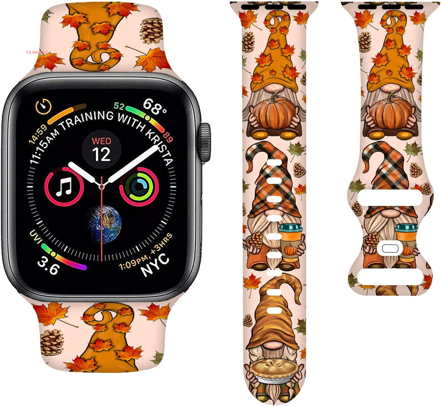 Sport Bands Compatible with Apple Watch Band 38MM 40MM 41MM 42MM 44MM 45MM 49MM, Silicone Strap Compatible with Iwatch Bands Ultra Series SE 9 8 7 6 5 4 3 2 1 for Women Men