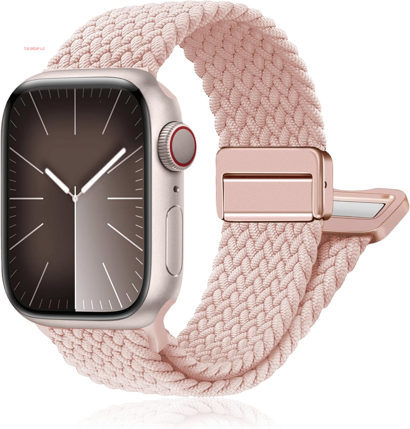 Magnetic Braided Stretchy Loop - Compatible with Apple Watch Band 42Mm 46Mm 40Mm 41Mm 44Mm 45Mm 38Mm Ultra/2 49Mm Women Men,Elastic Woven Fabric Nylon Strap for Iwatch Ultra Series 10 9 8 7 6 5 4 3 SE