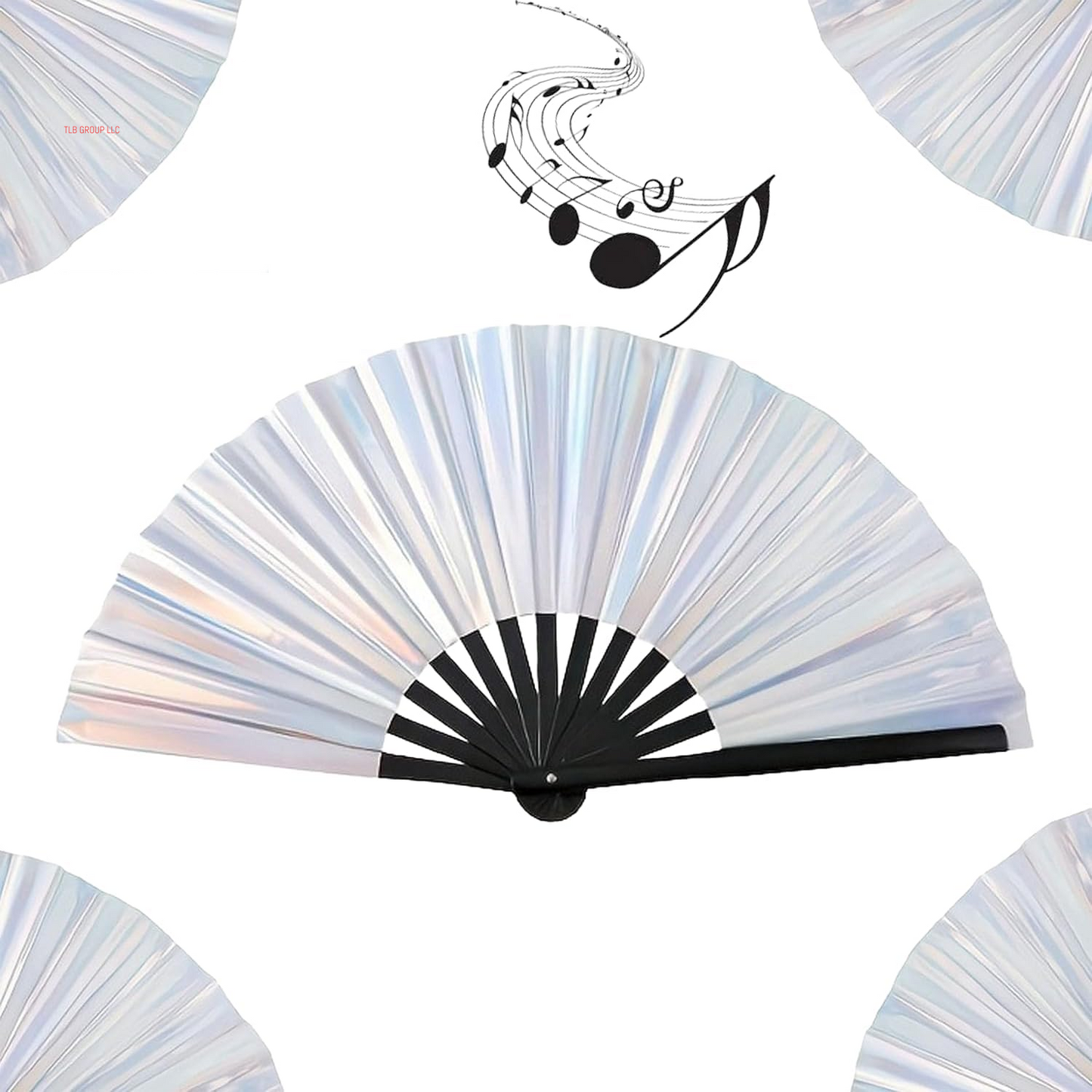 Boots on the Ground Fan, New Large Folding Hand Fan Line Dance Popping Fan,Handheld Clacking Fans for Line Dancing,Suitable for All Kinds of Dance Performances,Parties (Color#D,13.3In)