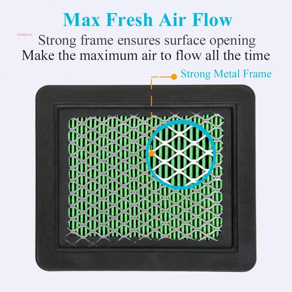 5 Pack 17211-Zl8-023 Air Filter, Compatible for Honda Gcv160 Gcv190, Husqvarna 7021P, Premium Lawn Mower Air Cleaner Element