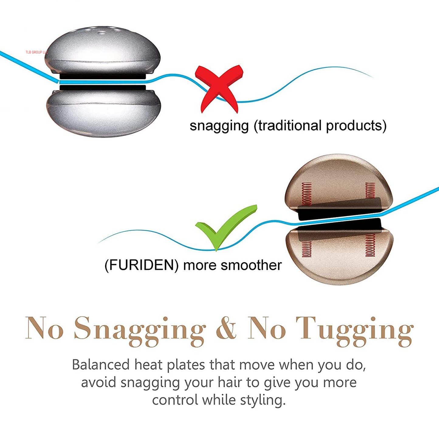 Professional Salon Quality Hair Straightener, Hair Straightener and Curler 2 in 1, Flat Iron Curling Iron in One, Fast Results | Long Lasting