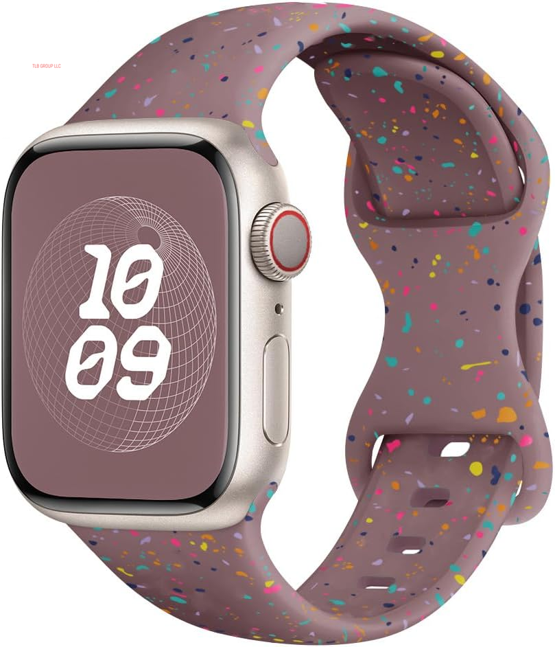 Sport Bands for Apple Watch Band 40Mm 41Mm 38Mm 44Mm 45Mm 46Mm 42Mm Iwatch Bands for Women Kids Men,Cute Recycled Plastic Silicone Strap for Apple Watch Series 10 9 8 7 6 5 4 3 SE 2Nd Ultra/2 49Mm